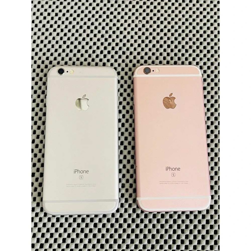 LOT OF 2• Apple iPhone 5 ROSE GOLD • SILVER FOR PARTS/REPAIR • UNTESTED